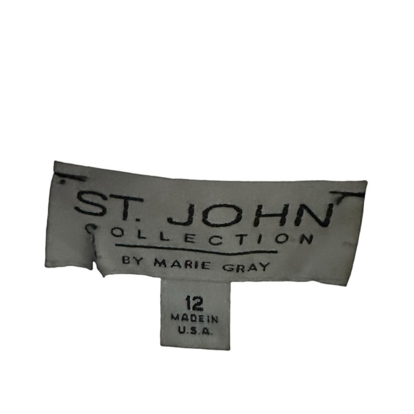 St. jhon zipper knit jacket with fringe sz 12 (A09) - Picture 7 of 7